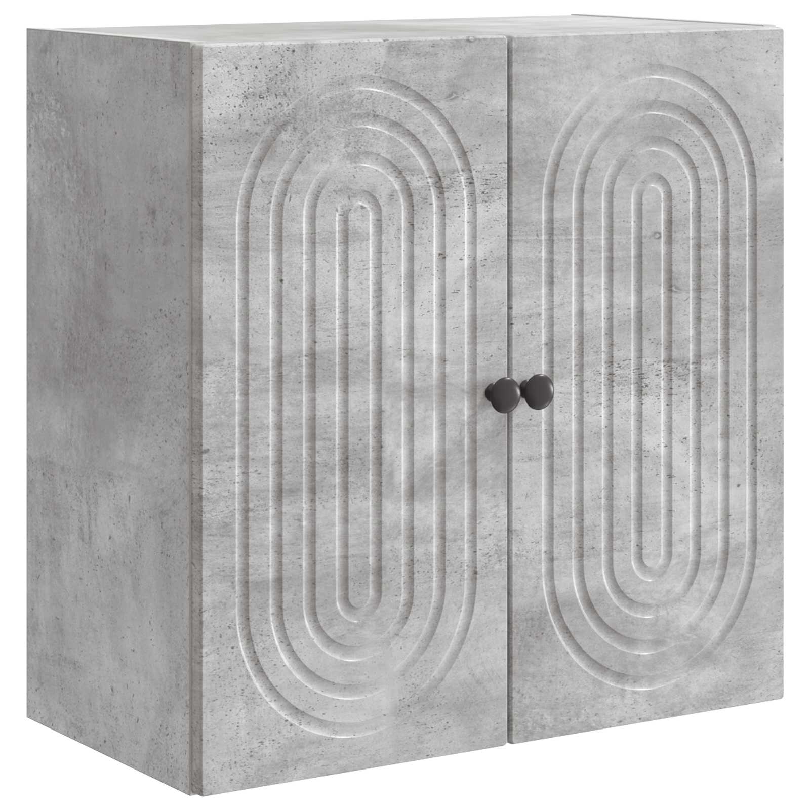 Wandschrank Betongrau 59 x 31 x 60 cm Holzwerkstoff
