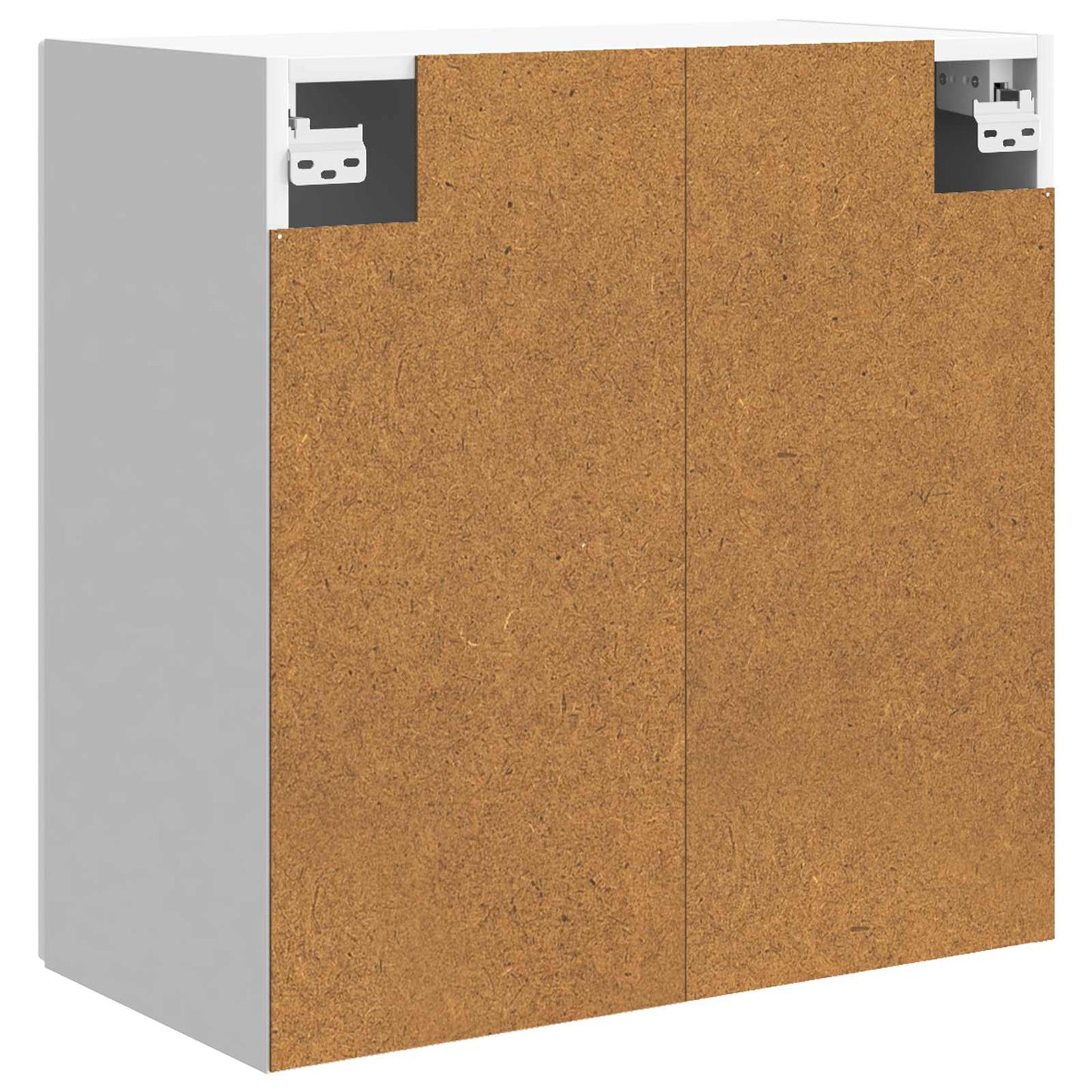 Wandschrank Hochglanz Weiß 59 x 31 x 60 cm Holzwerkstoff