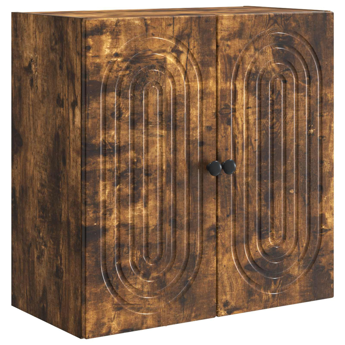 Wandschrank 59 x 31 x 60 cm Holzwerkstoff Geräucherte Eiche