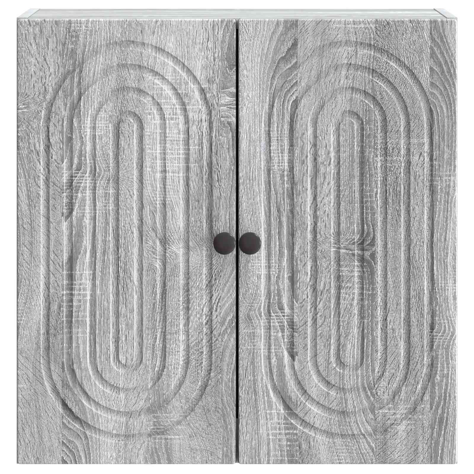Wandschrank Grau Sonoma 59 x 31 x 60 cm Holzwerkstoff
