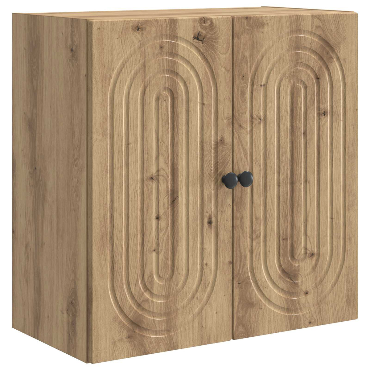 Wandschrank 59 x 31 x 60 cm Holzwerkstoff Artisan-Eiche