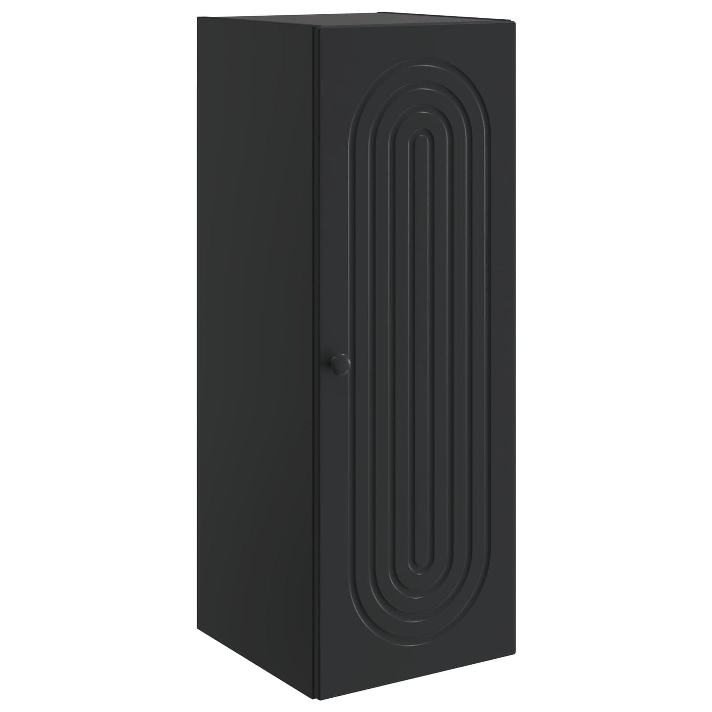 Wandschrank Schwarz 33 x 34,5 x 90 cm Holzwerkstoff