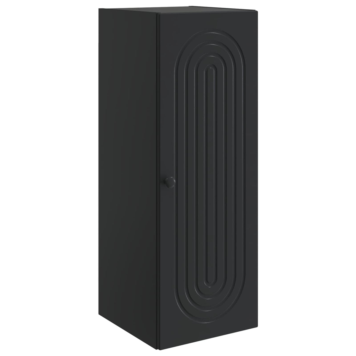 Wandschrank Schwarz 33 x 34,5 x 90 cm Holzwerkstoff