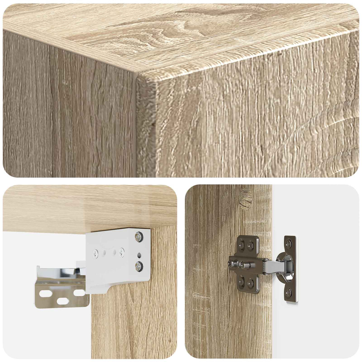 Wandschrank Sonoma-Eiche 33 x 34,5 x 90 cm Holzwerkstoff