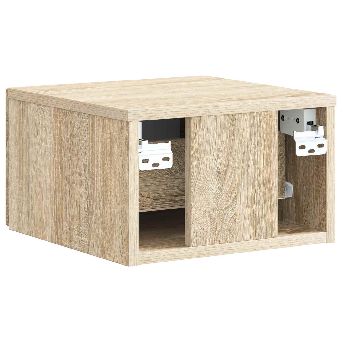 Wandmontierter Nachttisch Sonoma-Eiche 33 x 34,5 x 20 cm