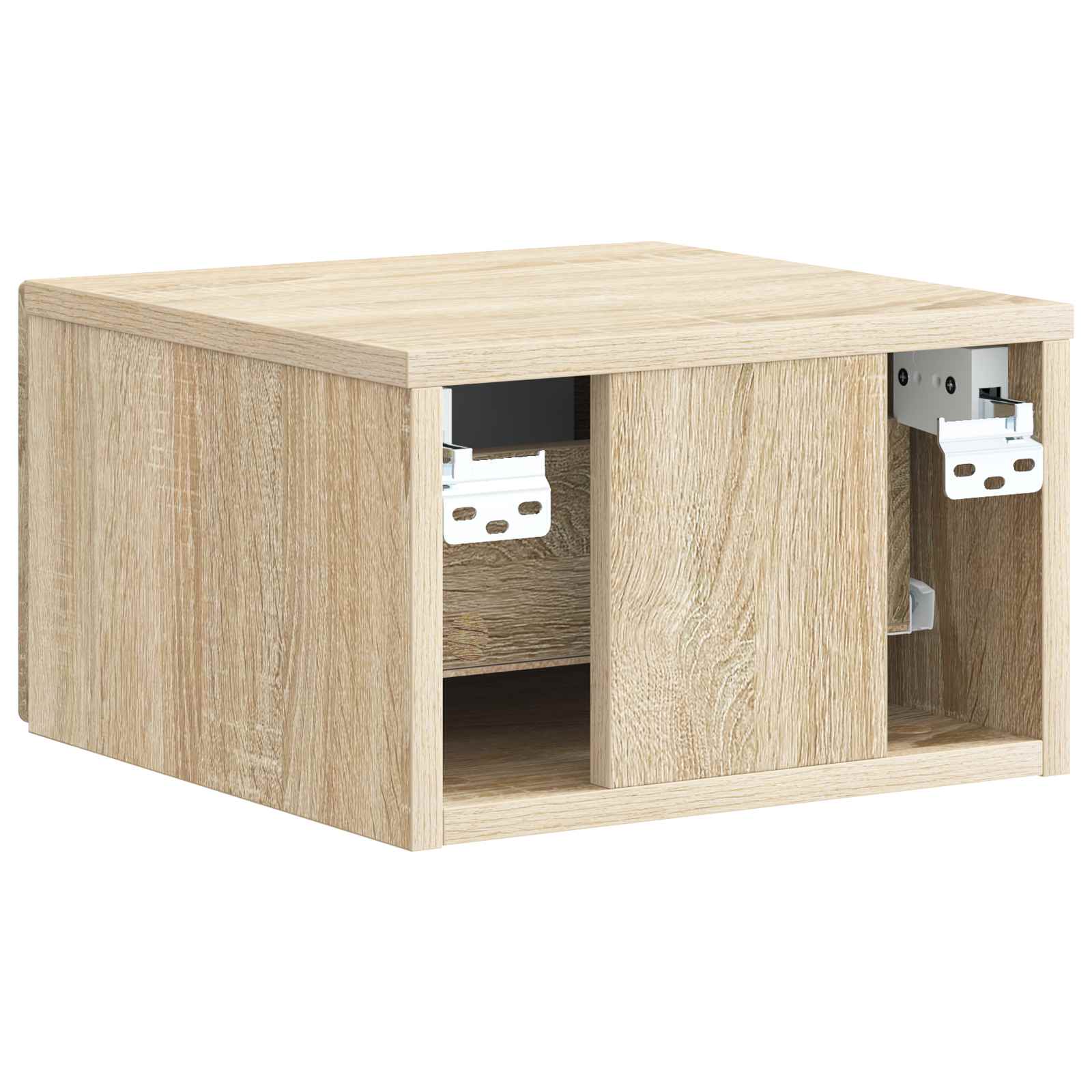 Wandmontierter Nachttisch Sonoma-Eiche 33 x 34,5 x 20 cm