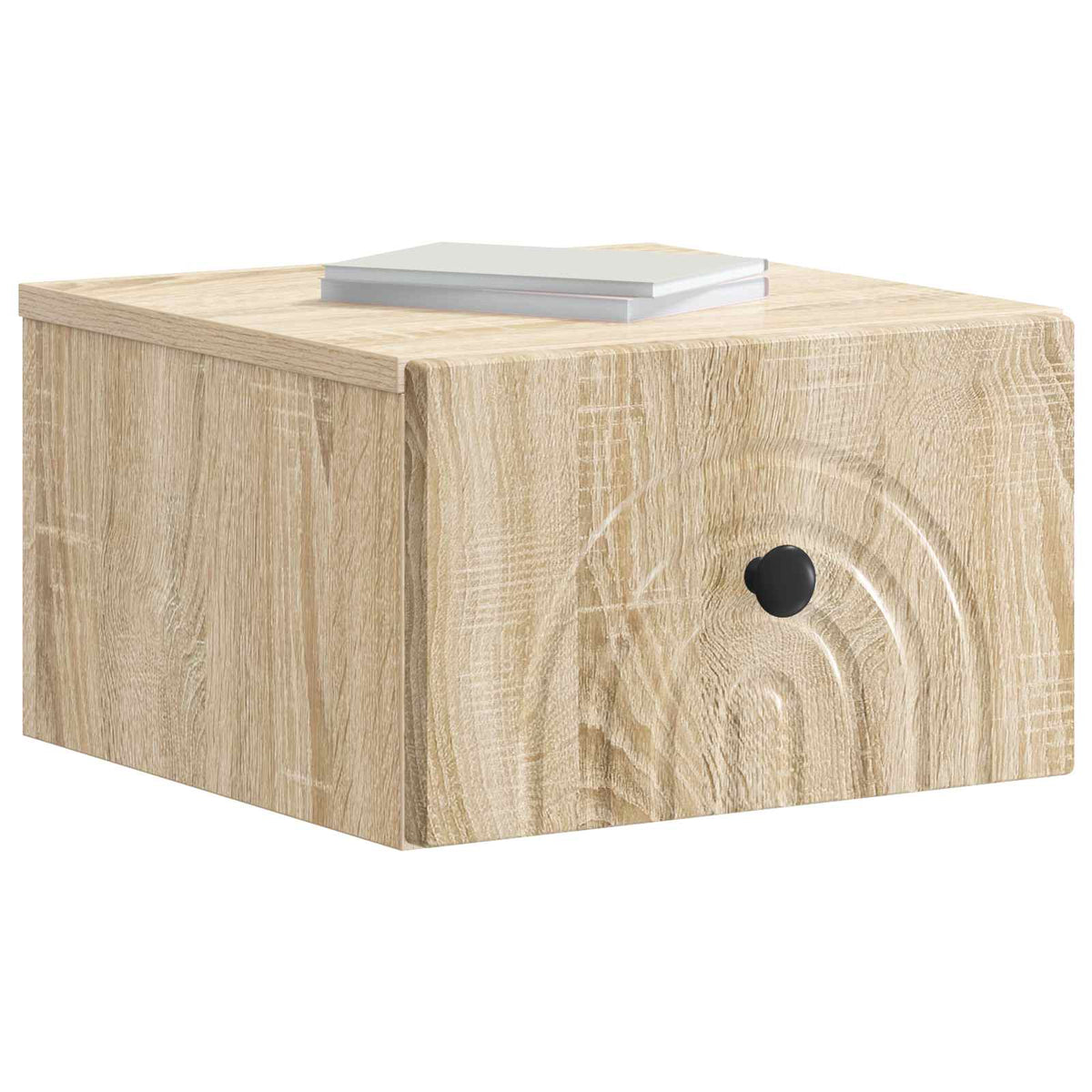 Wandmontierter Nachttisch Sonoma-Eiche 33 x 34,5 x 20 cm