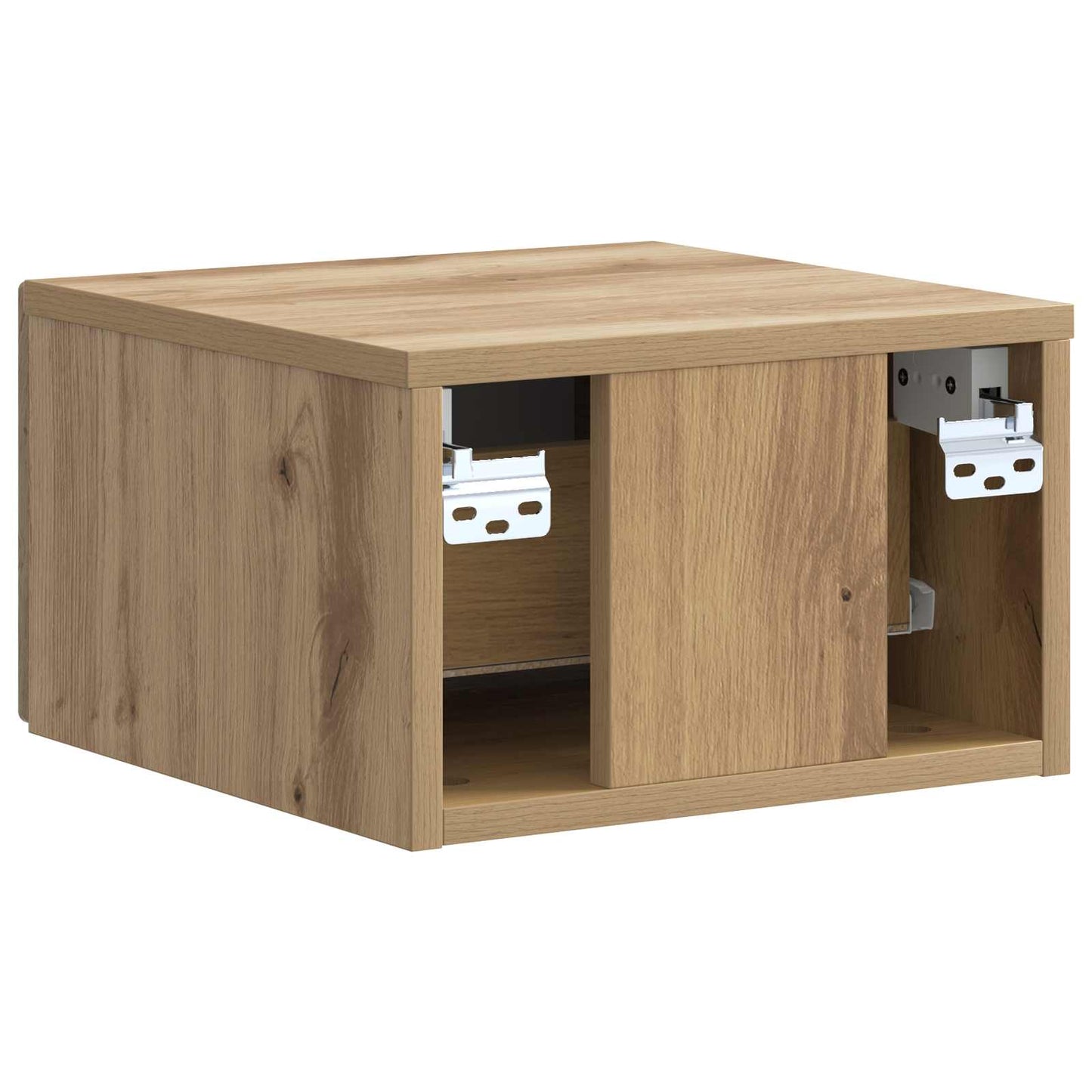Wandmontierter Nachttisch Artisan-Eiche 33 x 34,5 x 20 cm