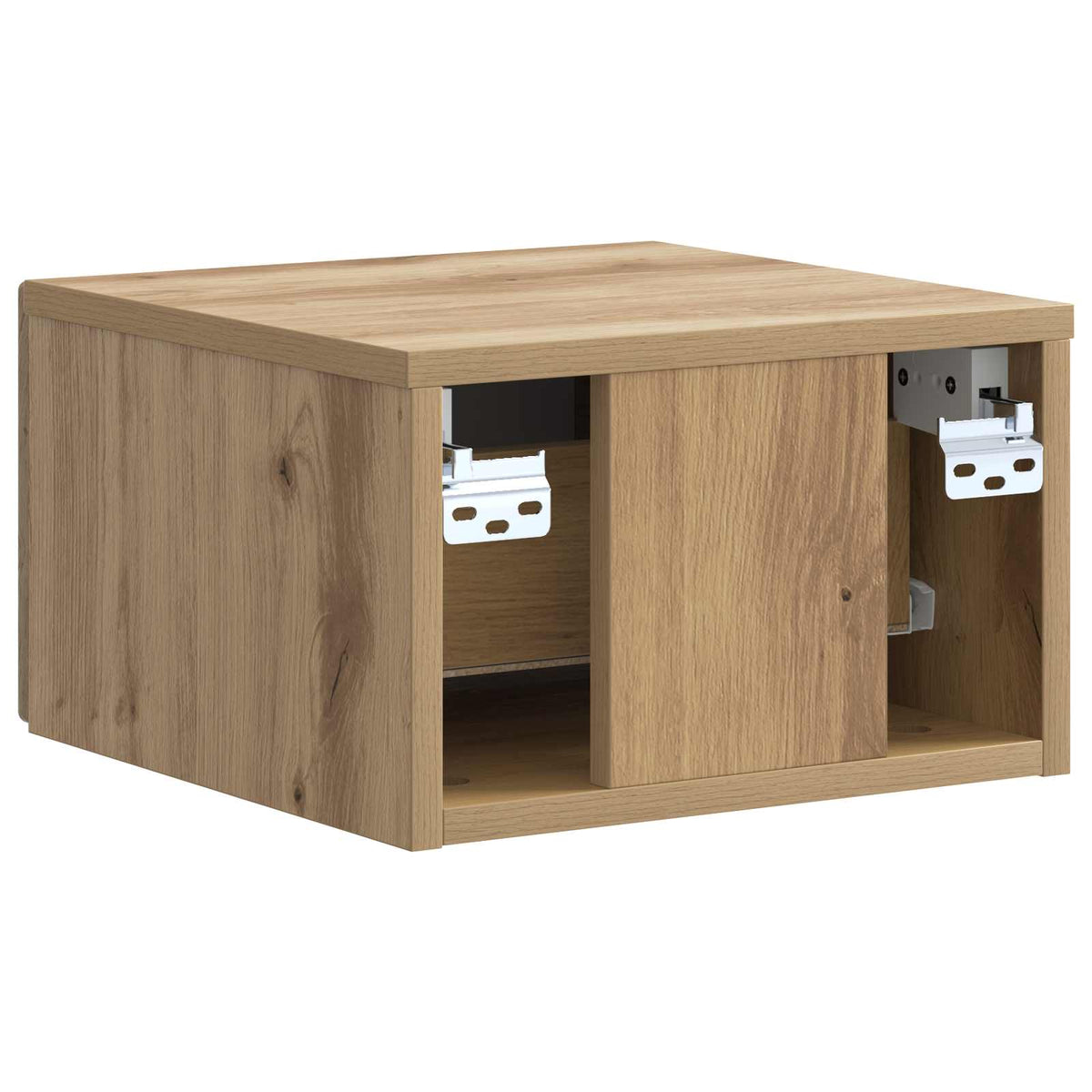 Wandmontierter Nachttisch 2 stk. Artisan-Eiche