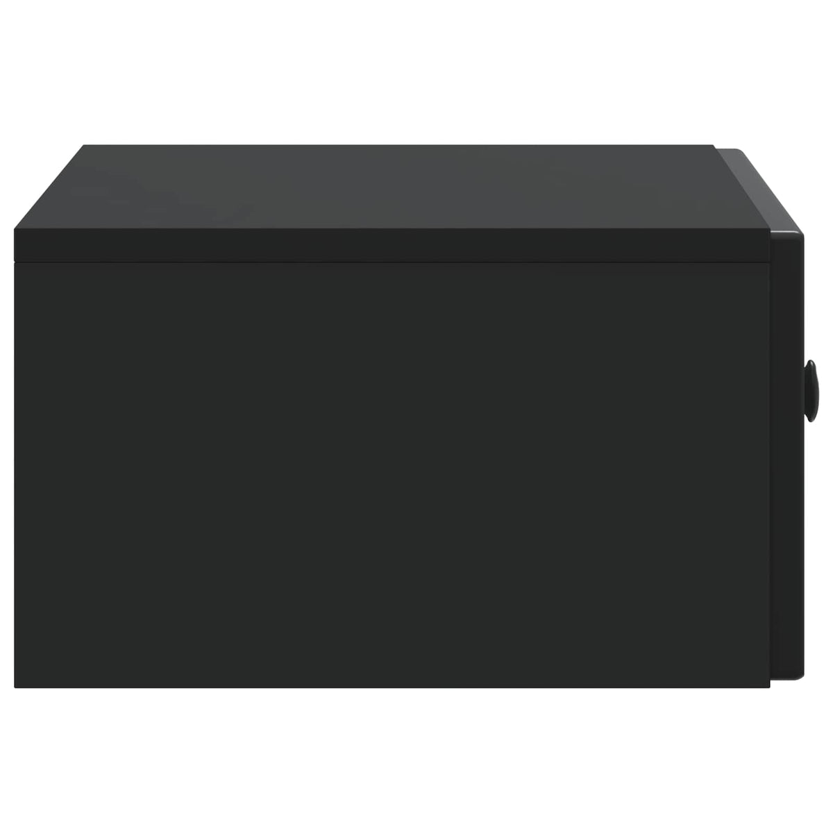 Wandmontierter Nachttisch 2 Stk. Schwarz 49 x 34,5 x 20 cm