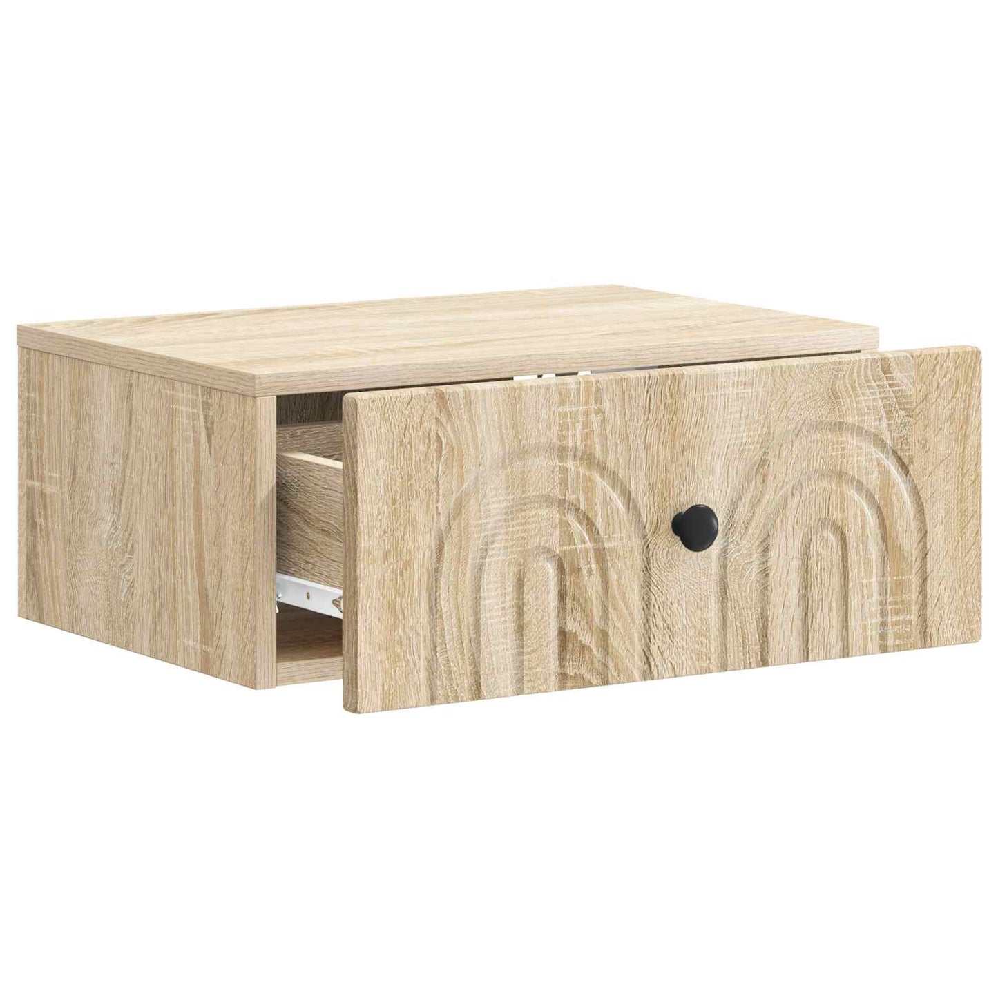 Wandmontierter Nachttisch Sonoma-Eiche 49 x 34,5 x 20 cm