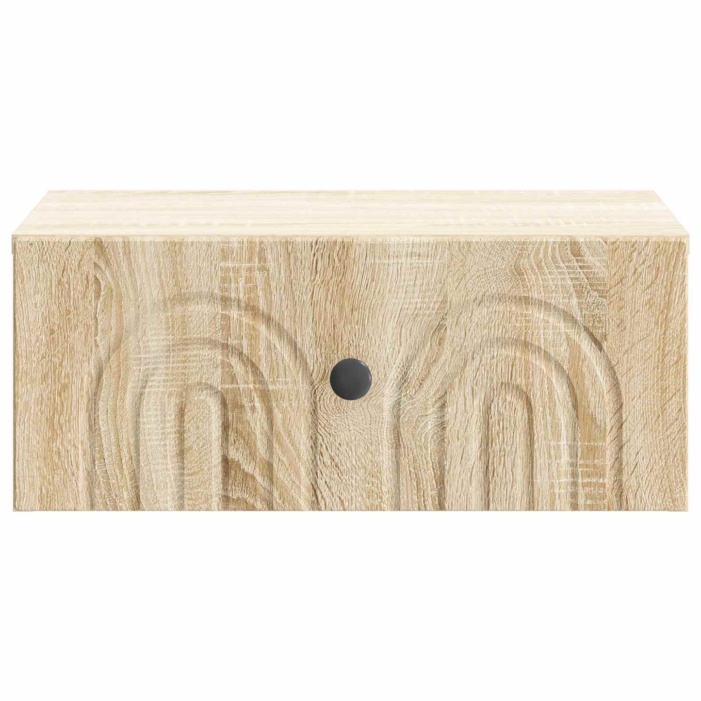 Wandmontierter Nachttisch 2 Stk. Sonoma-Eiche 49 x 34,5 x 20 cm