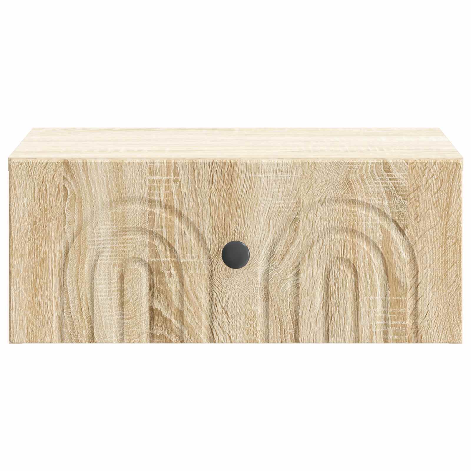Wandmontierter Nachttisch 2 Stk. Sonoma-Eiche 49 x 34,5 x 20 cm