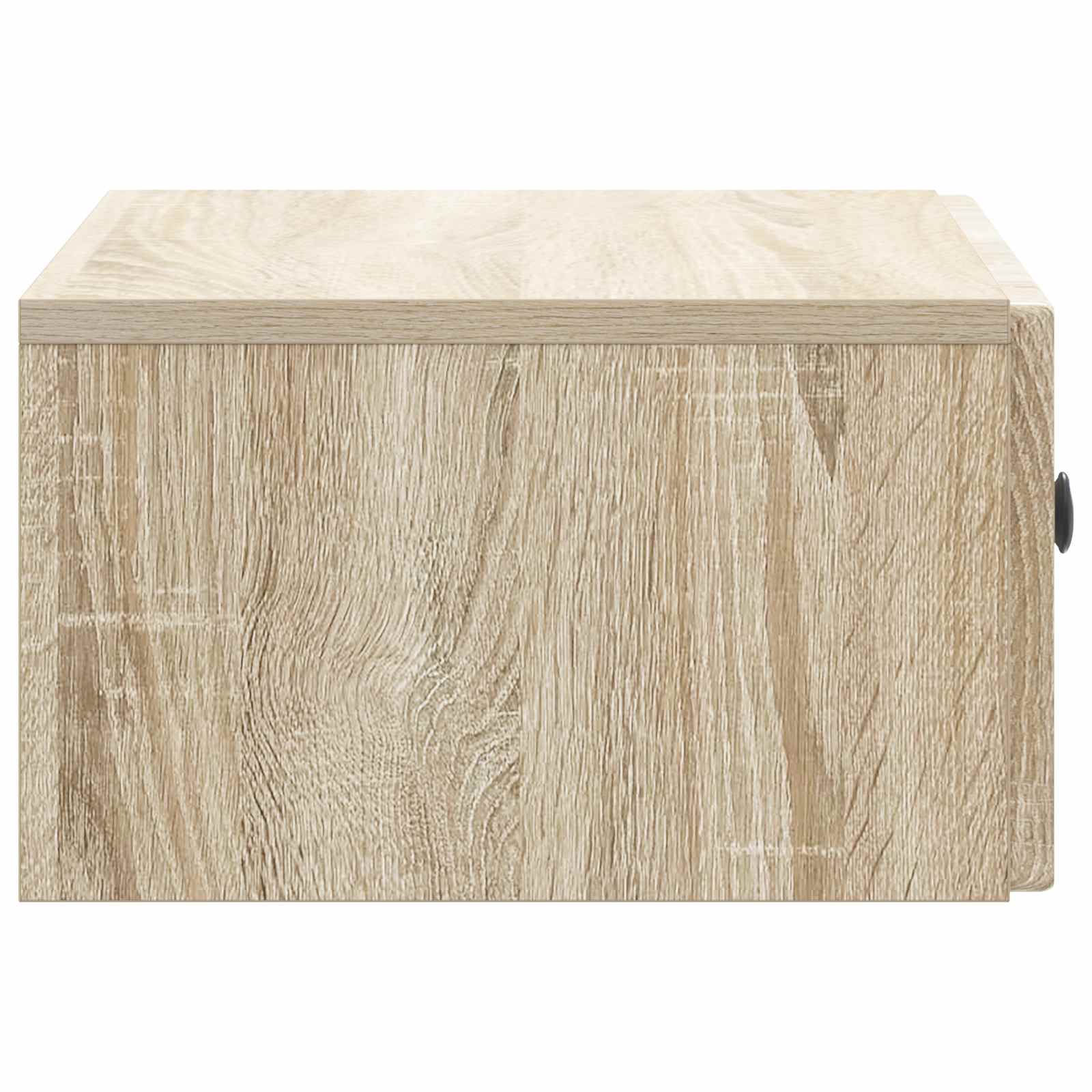 Wandmontierter Nachttisch 2 Stk. Sonoma-Eiche 49 x 34,5 x 20 cm