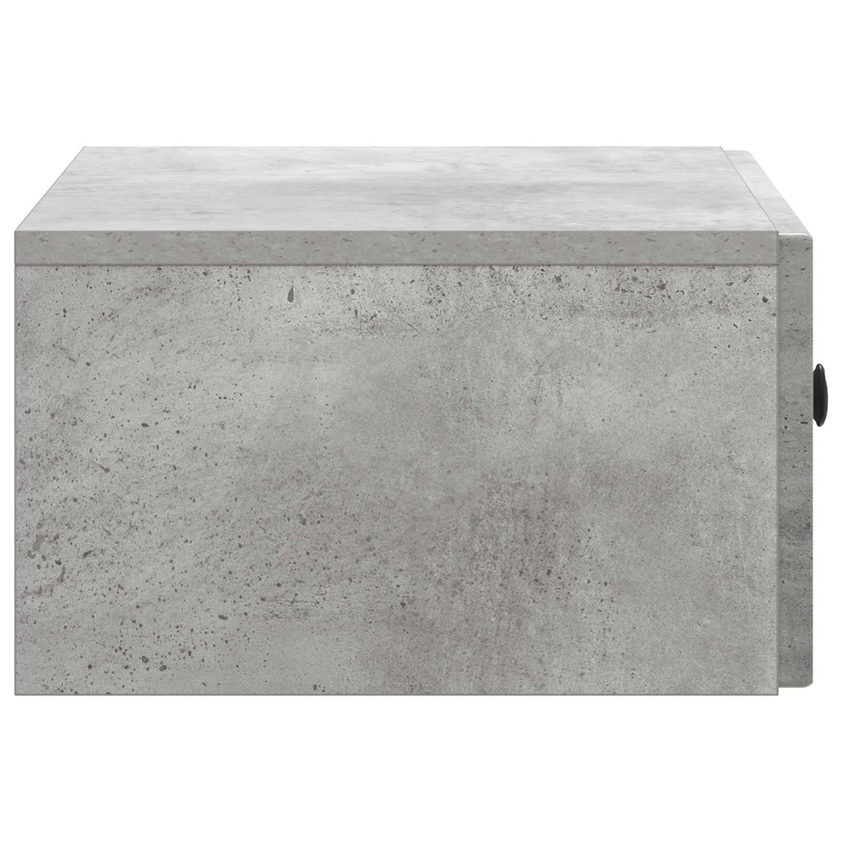 Wandmontierter Nachttisch 2 Stk. Betongrau 49 x 34,5 x 20 cm