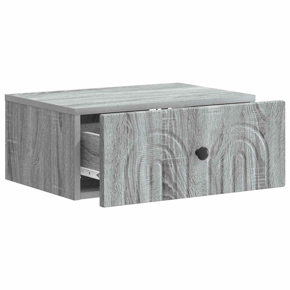 Wandmontierter Nachttisch Sonoma-Grau 49 x 34,5 x 20 cm