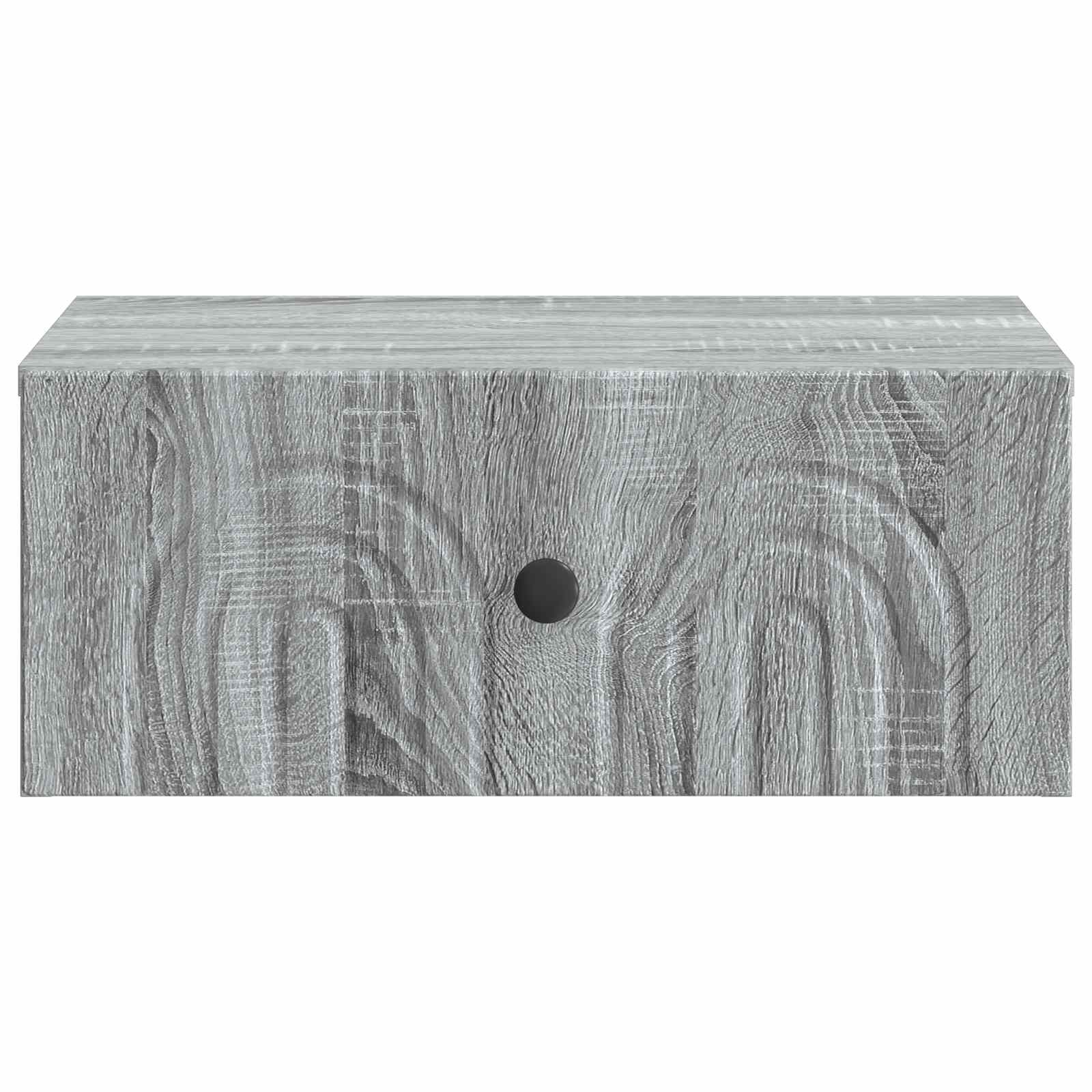 Wandmontierter Nachttisch Sonoma-Grau 49 x 34,5 x 20 cm