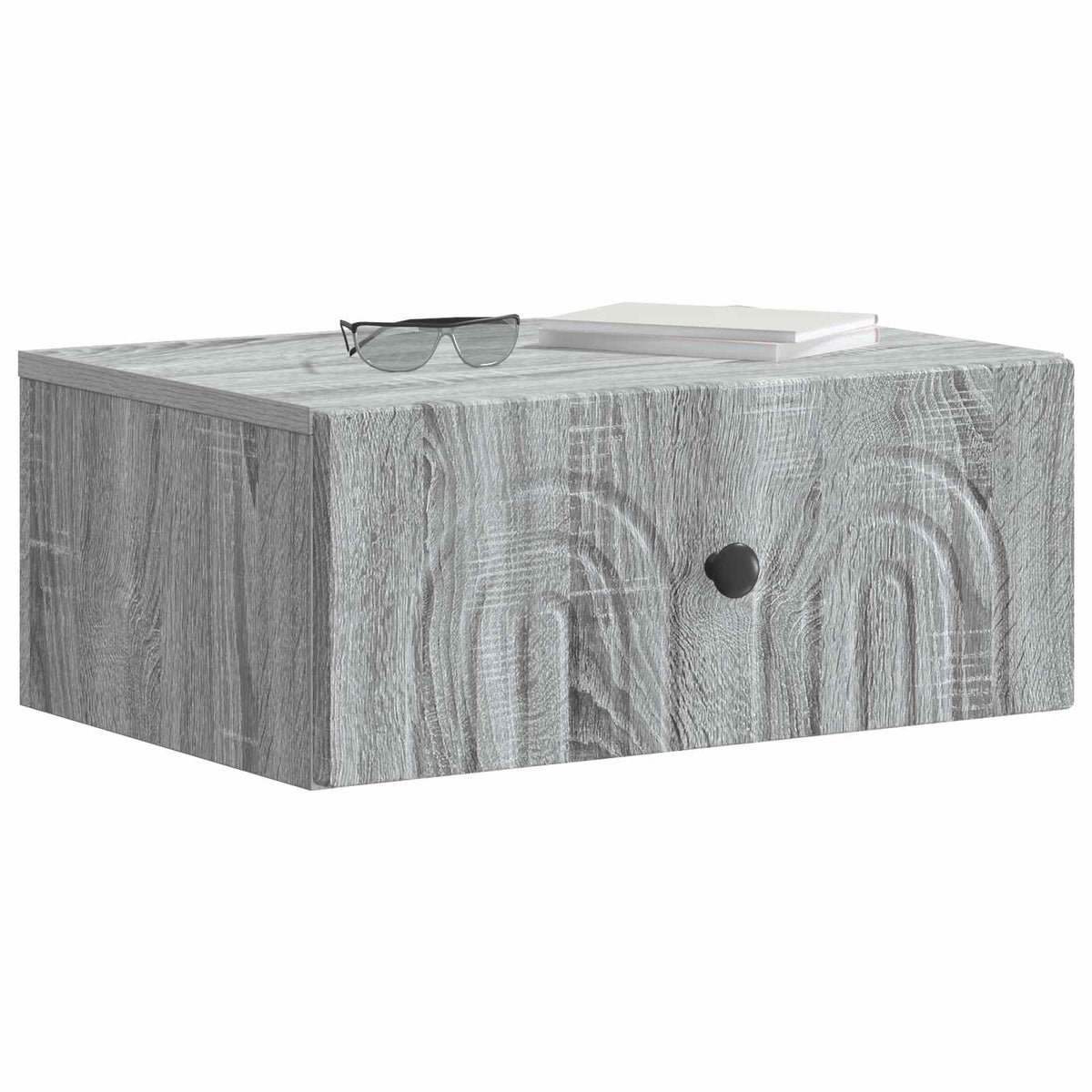 Wandmontierter Nachttisch Sonoma-Grau 49 x 34,5 x 20 cm