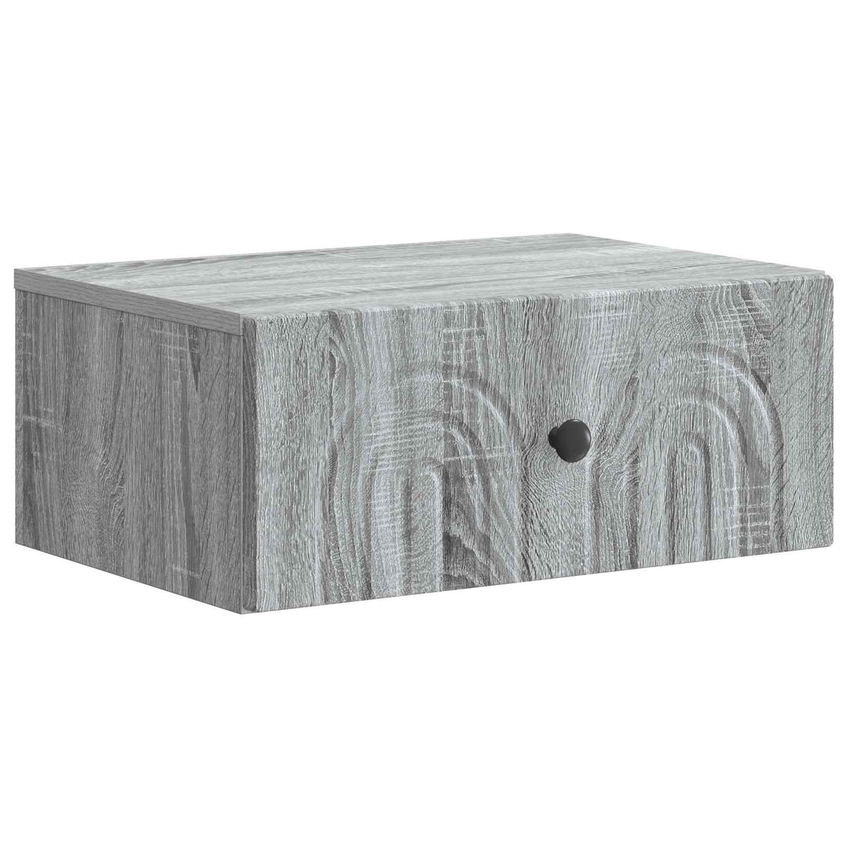 Wandmontierter Nachttisch 2 Stk. Sonoma-Grau 49 x 34,5 x 20 cm