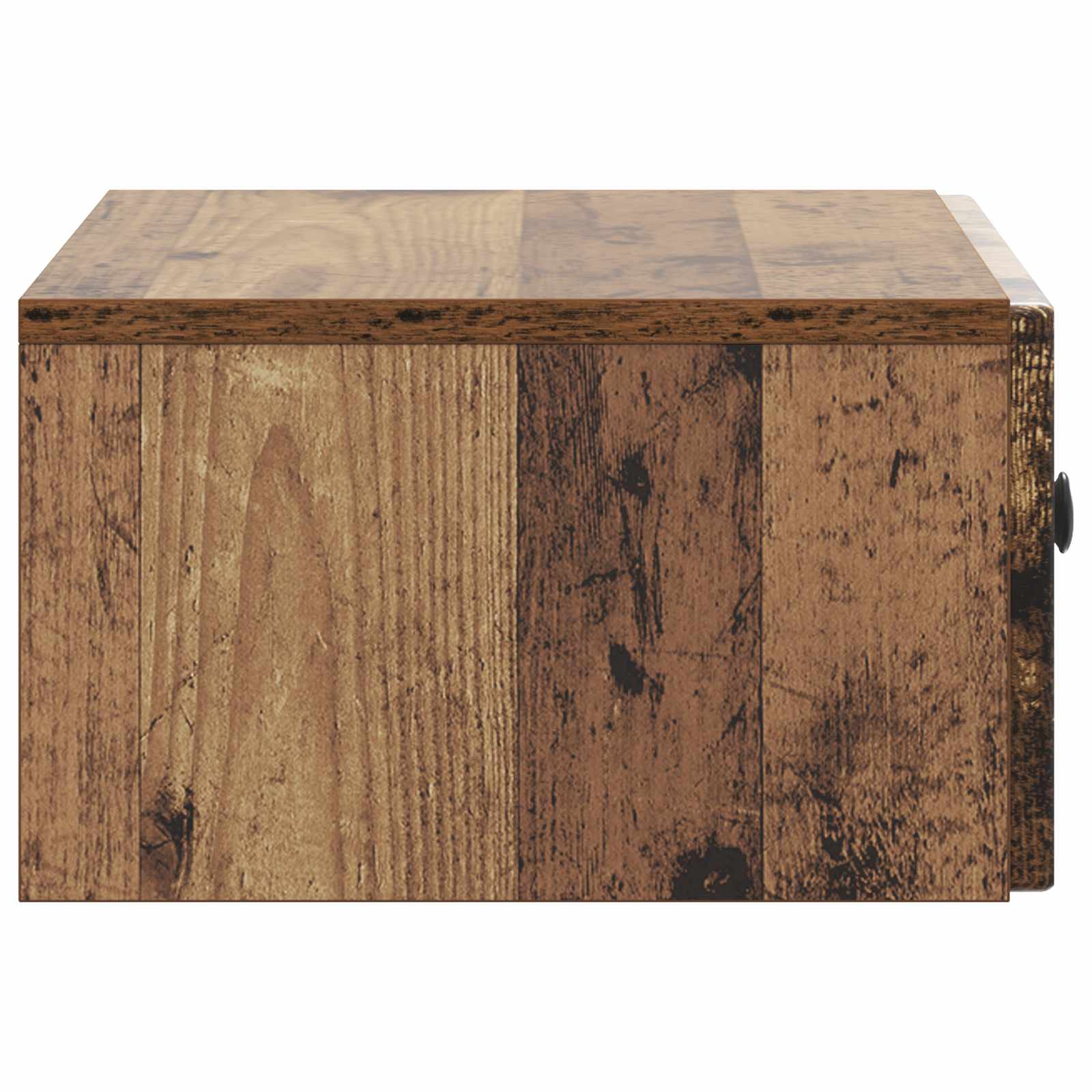 Wandmontierter Nachttisch 2 Stk. Altholz 49 x 34,5 x 20 cm