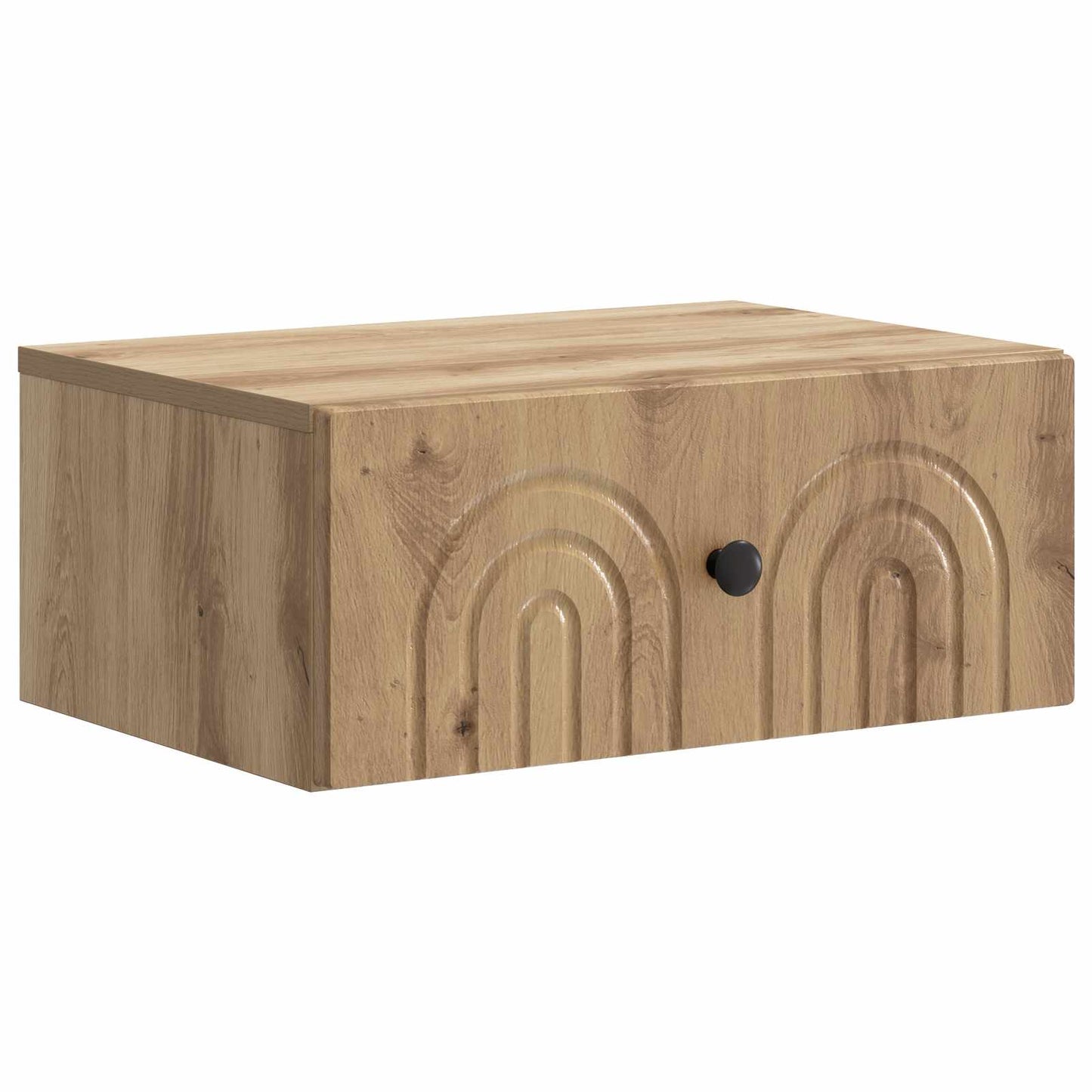 Wandmontierter Nachttisch Artisan-Eiche 49 x 34,5 x 20 cm