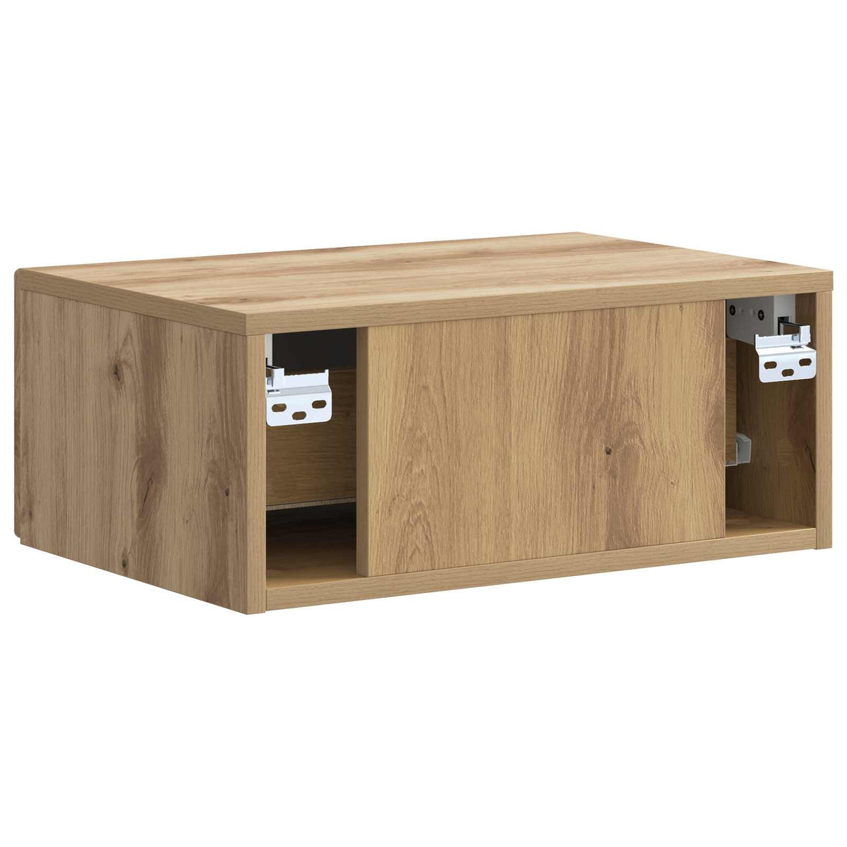 Wandmontierter Nachttisch Artisan-Eiche 49 x 34,5 x 20 cm