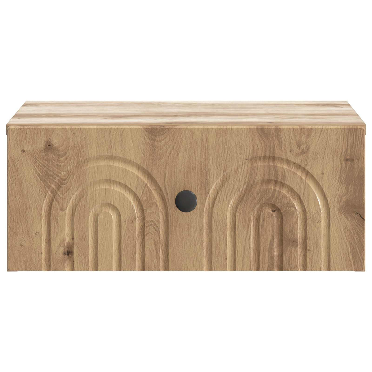 Wandmontierter Nachttisch Artisan-Eiche 49 x 34,5 x 20 cm