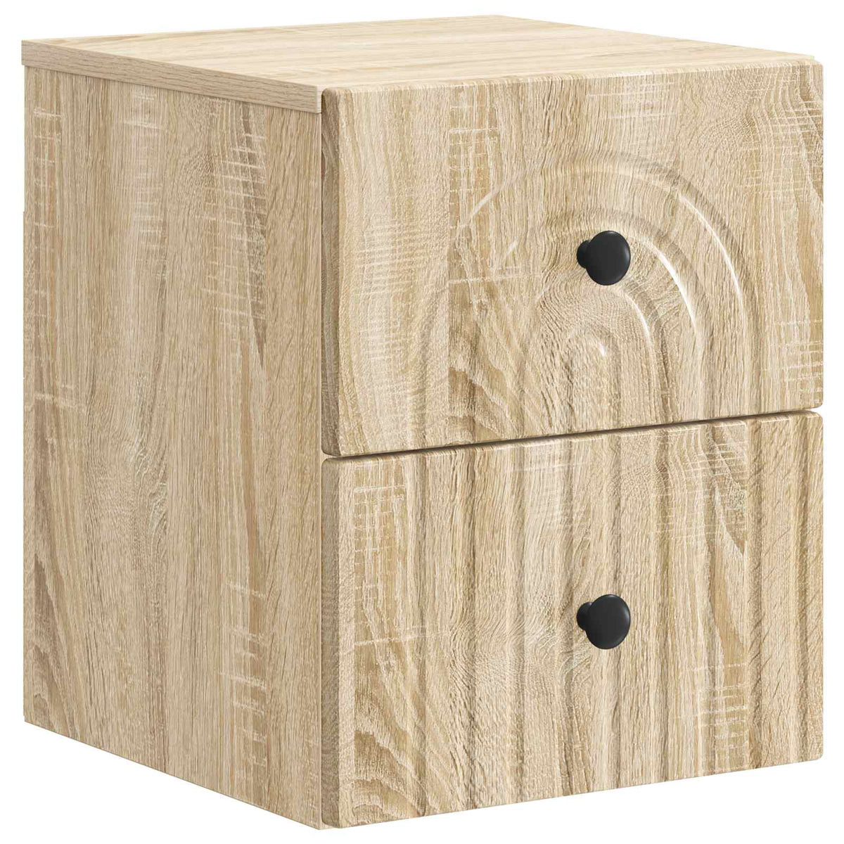 Wandmontierter Nachttisch Sonoma-Eiche 33 x 34,5 x 40 cm