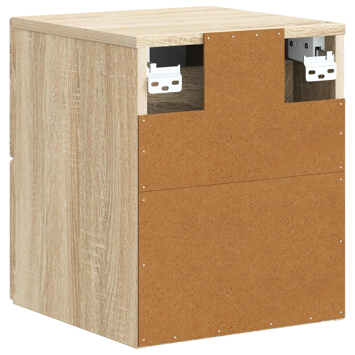 Wandmontierter Nachttisch Sonoma-Eiche 33 x 34,5 x 40 cm