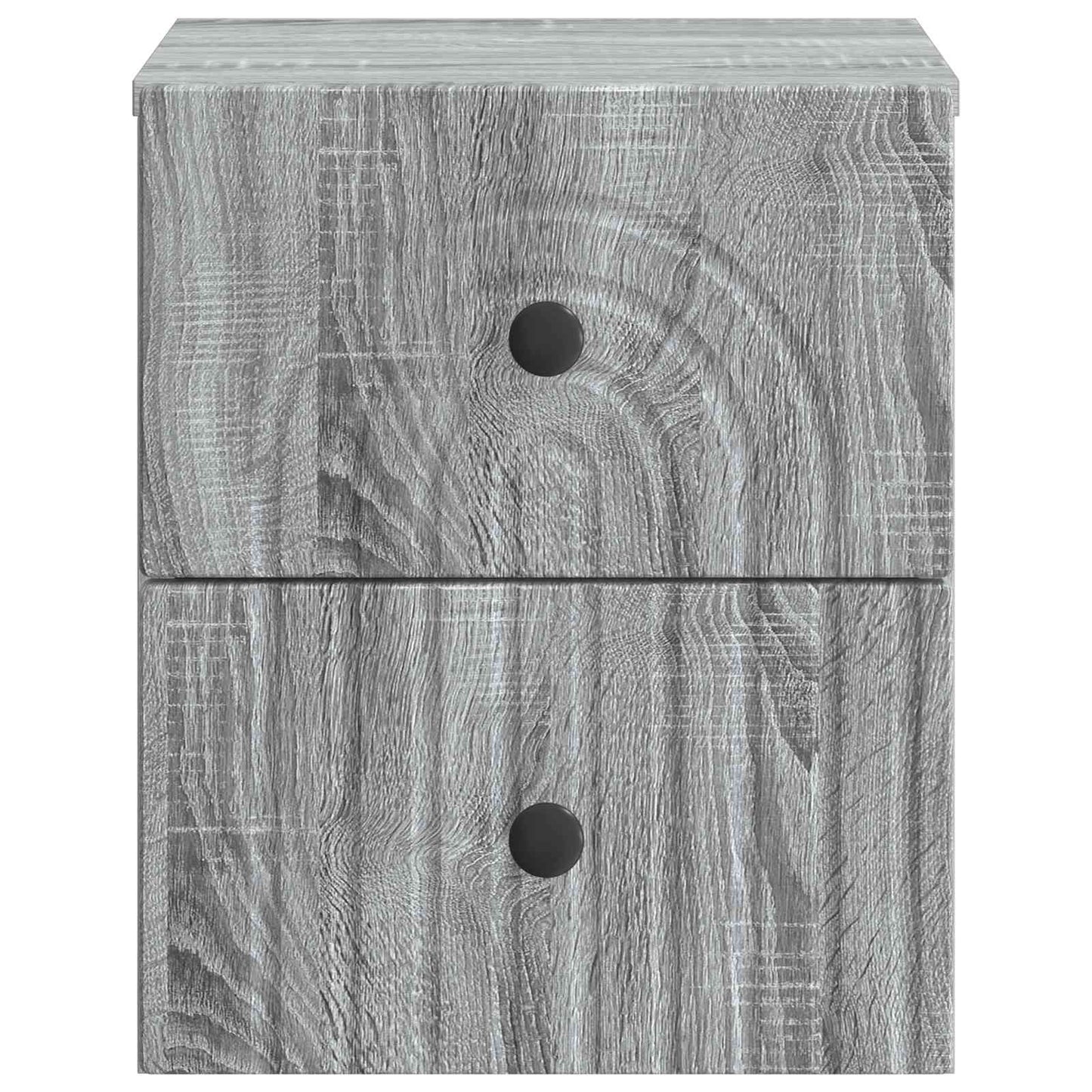 Wandmontierter Nachttisch Graues Sonoma 33 x 34,5 x 40 cm