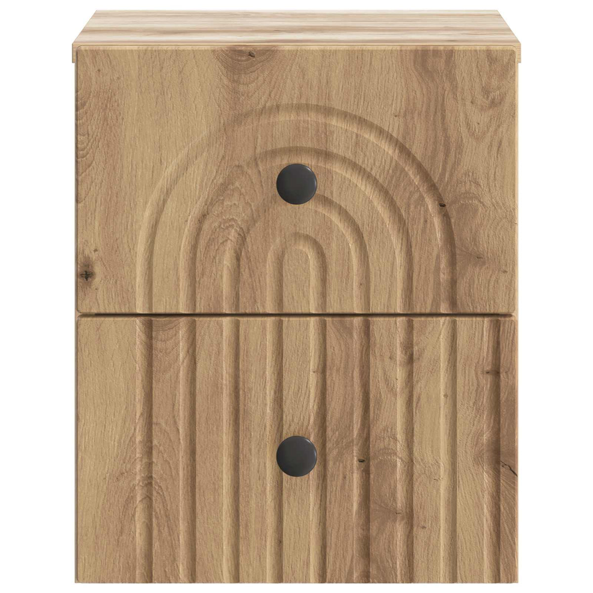 Wandmontierter Nachttisch Artisan-Eiche 33 x 34,5 x 40 cm