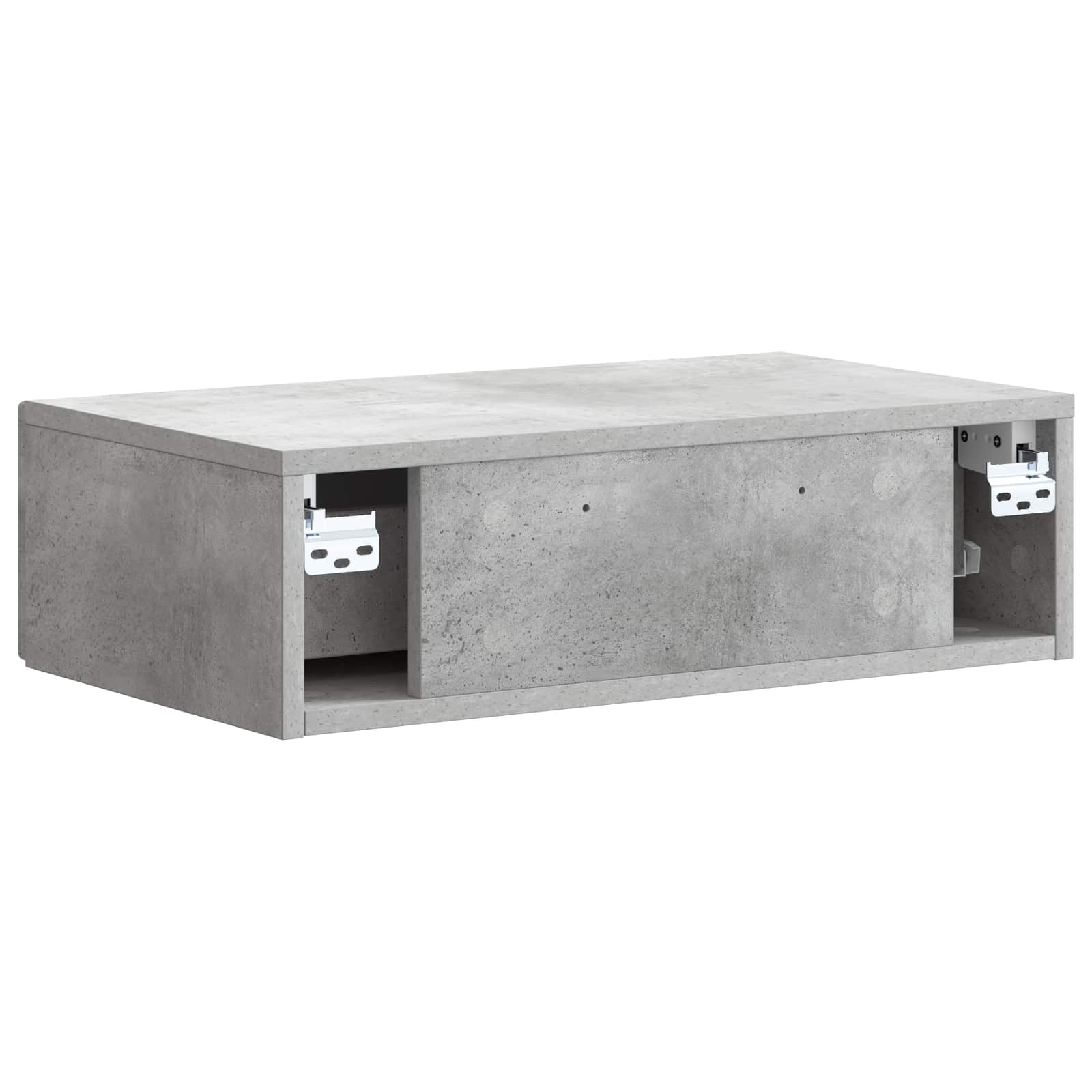 Wandmontierter Beistelltisch 59 x 34,5 x 17 cm Holzwerkstoff