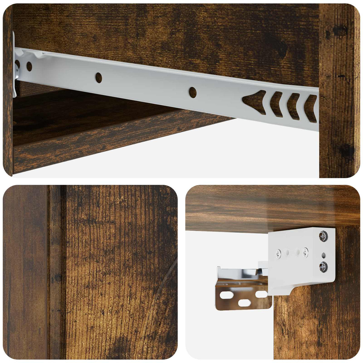 Wandmontierter Beistelltisch 87,5 x 34,5 x 17 cm Holzwerkstoff