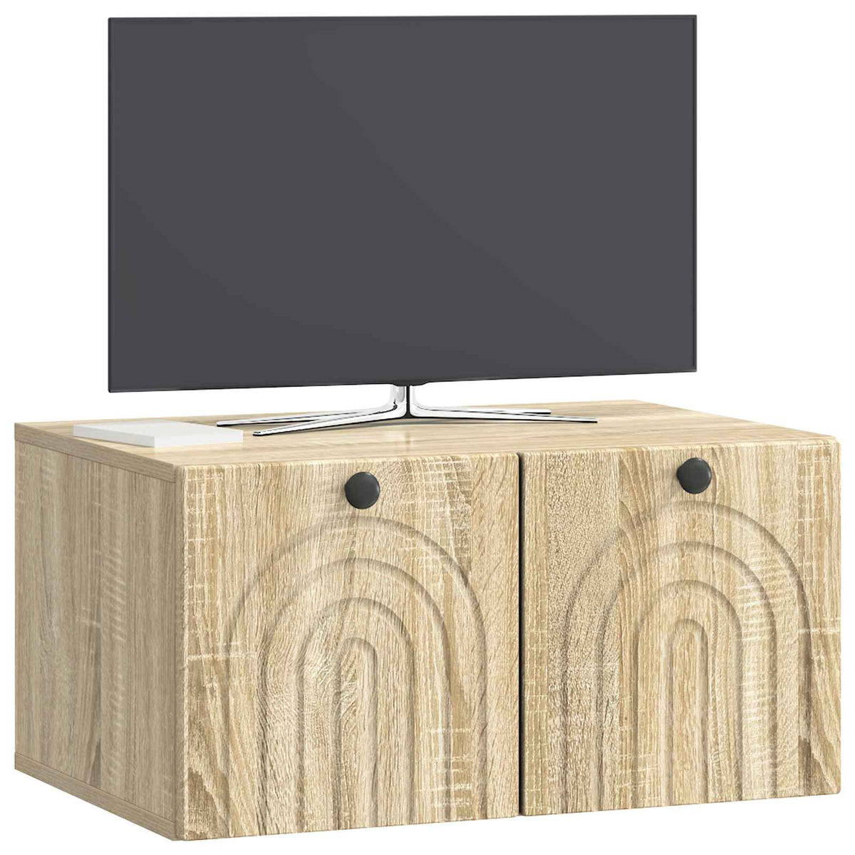 Wandmontierter TV-Schrank Sonoma-Eiche 59,5 x 41 x 30 cm