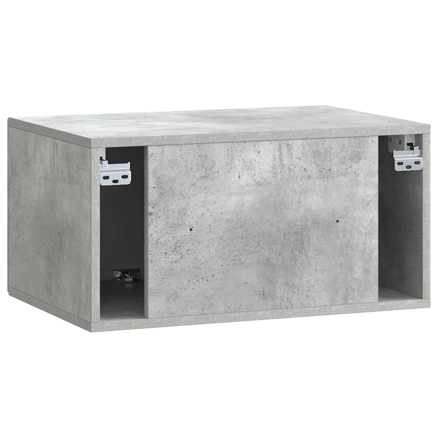 Wandmontierter TV-Schrank Betongrau 59,5 x 41 x 30 cm