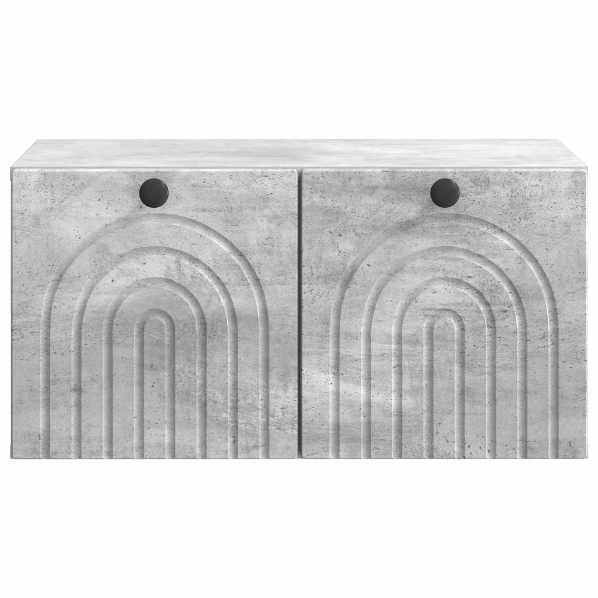 Wandmontierter TV-Schrank Betongrau 59,5 x 41 x 30 cm