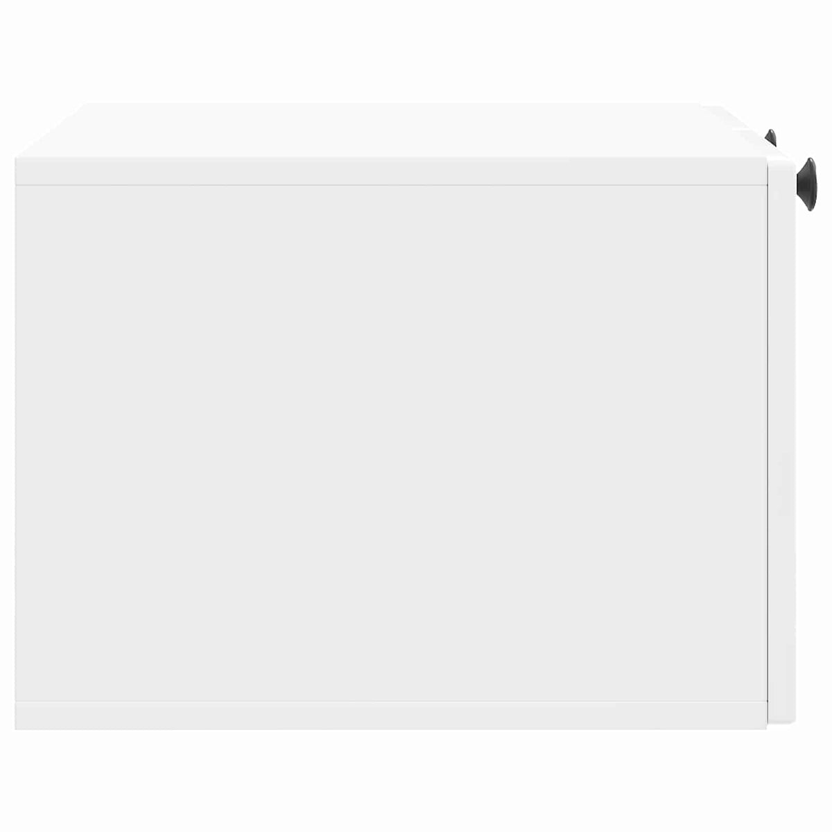 Wandmontierter TV-Schrank Hochglanz Weiß 59,5 x 41 x 30 cm