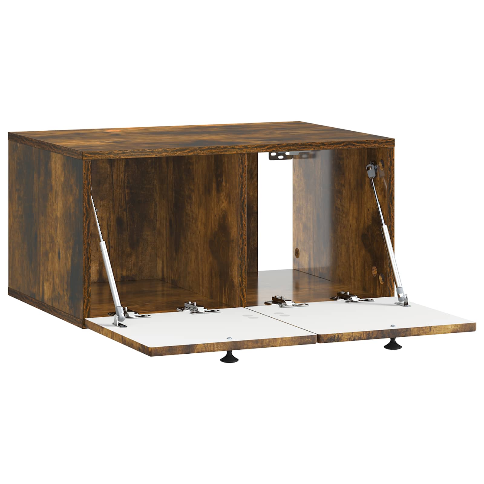 Wandmontierter TV-Schrank Geräucherte Eiche 59,5 x 41 x 30 cm