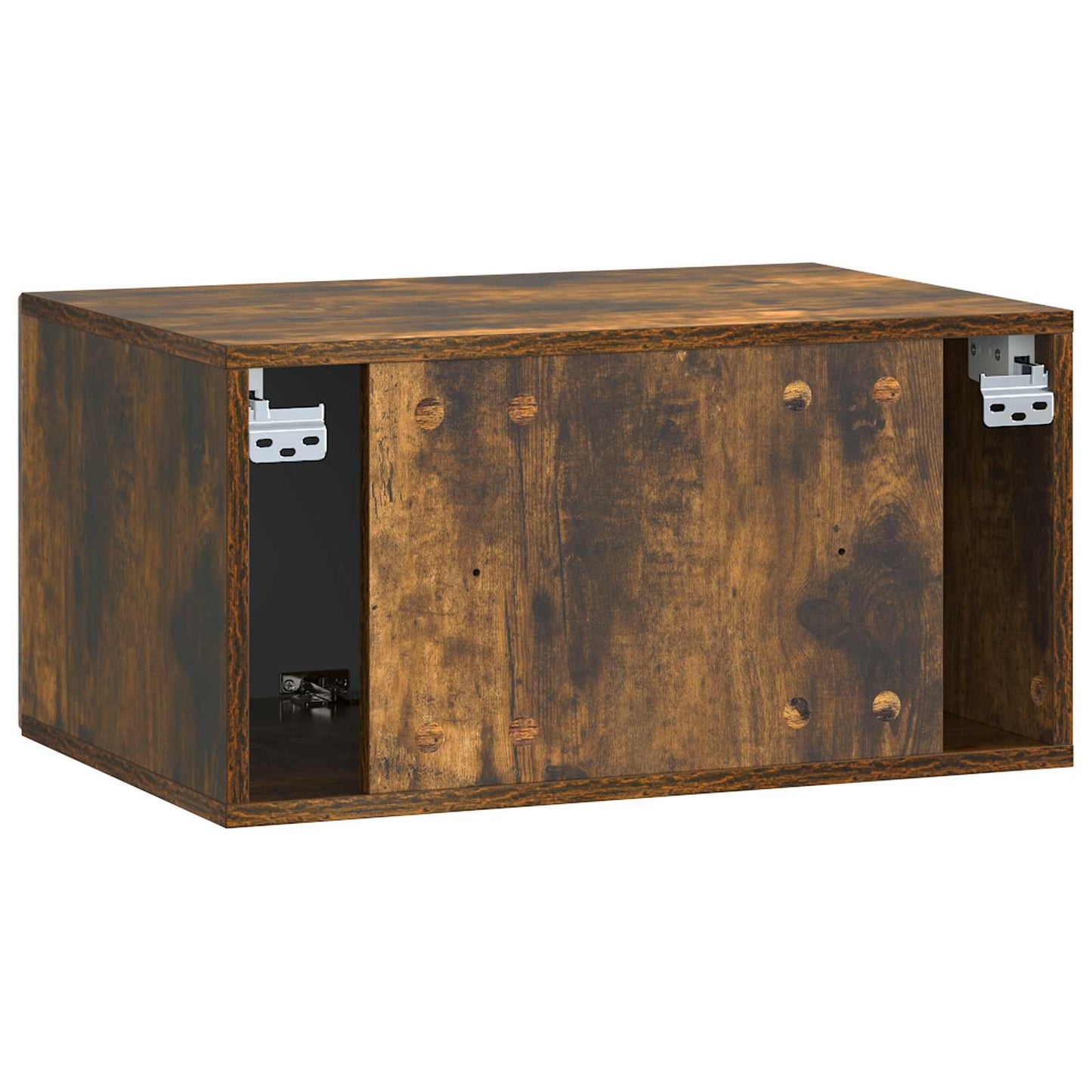 Wandmontierter TV-Schrank Geräucherte Eiche 59,5 x 41 x 30 cm