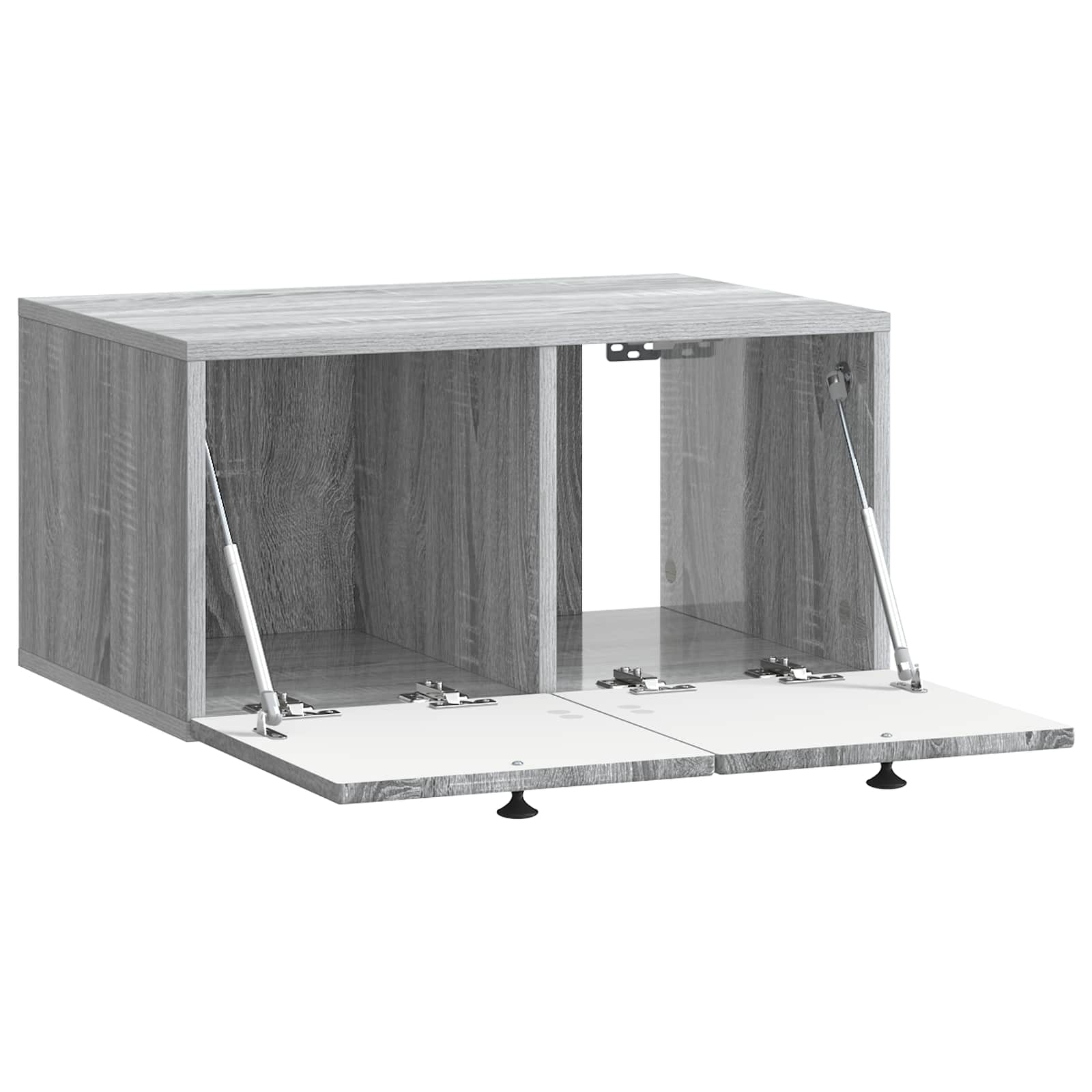 Wandmontierter TV-Schrank Graues Sonoma 59,5 x 41 x 30 cm