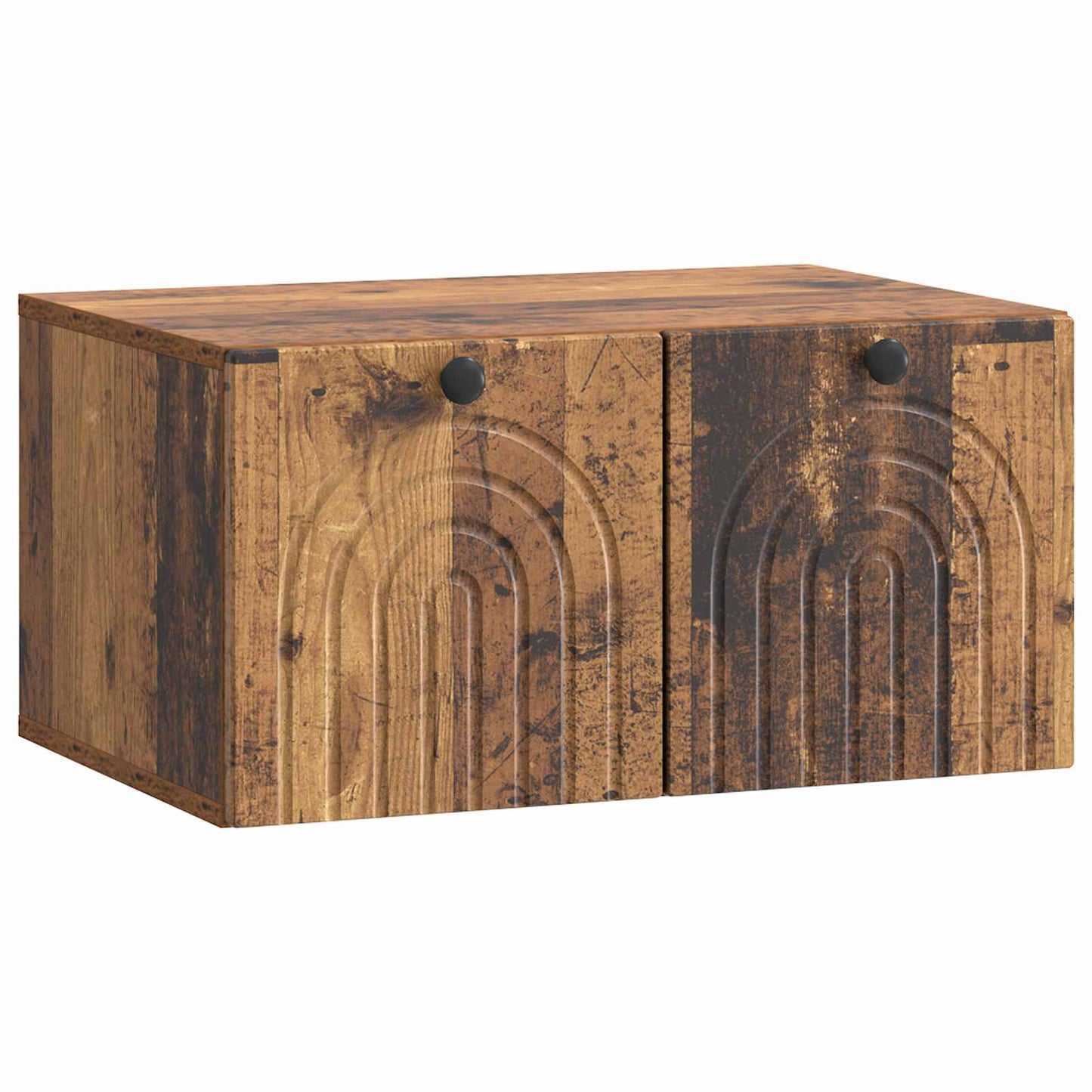 Wandmontierter TV-Schrank Altholz 59,5 x 41 x 30 cm