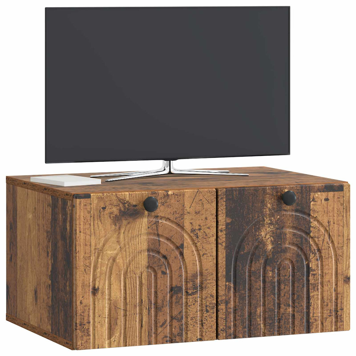 Wandmontierter TV-Schrank Altholz 59,5 x 41 x 30 cm