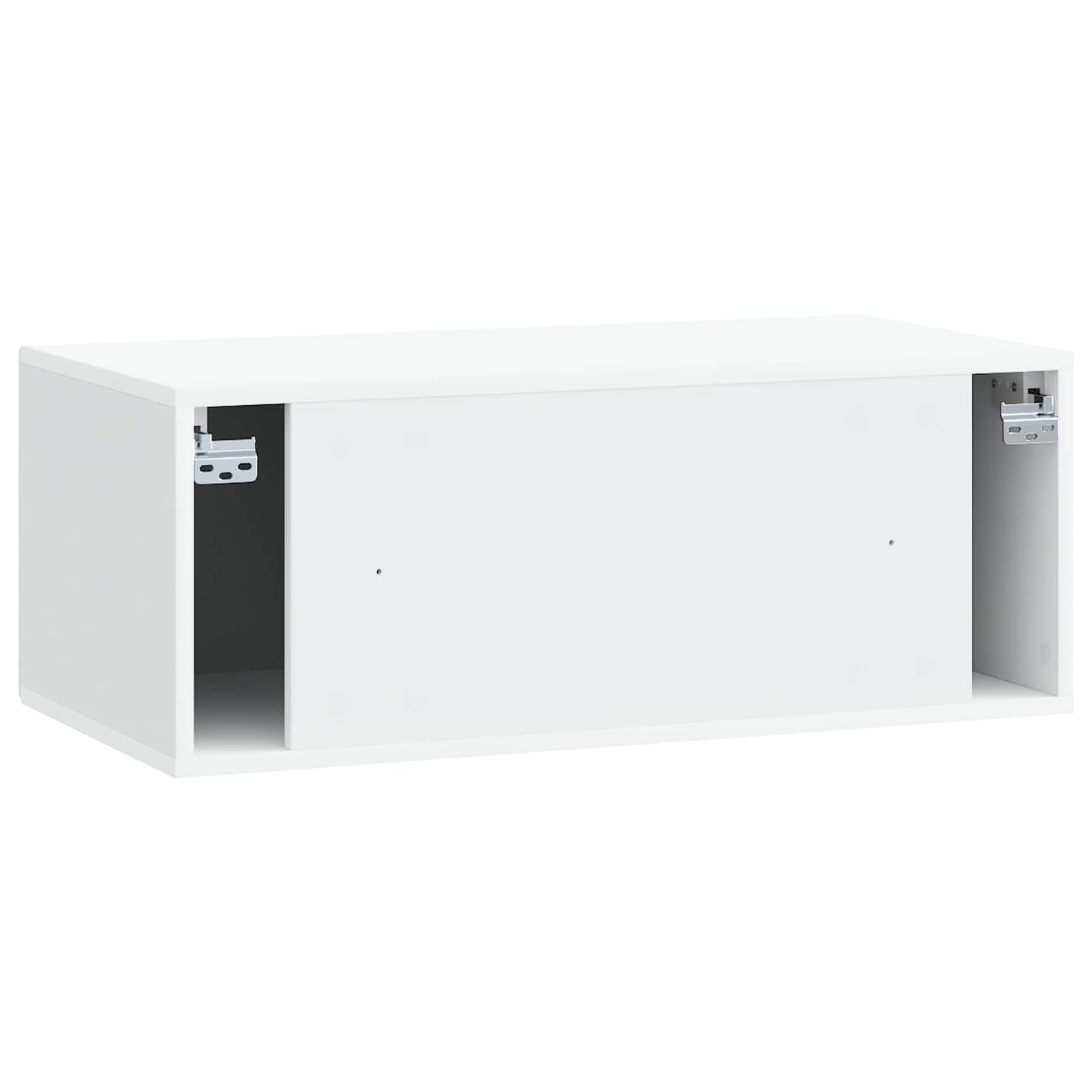 Wandmontierter TV-Schrank Weiß 78,5 x 41 x 30 cm Holzwerkstoff