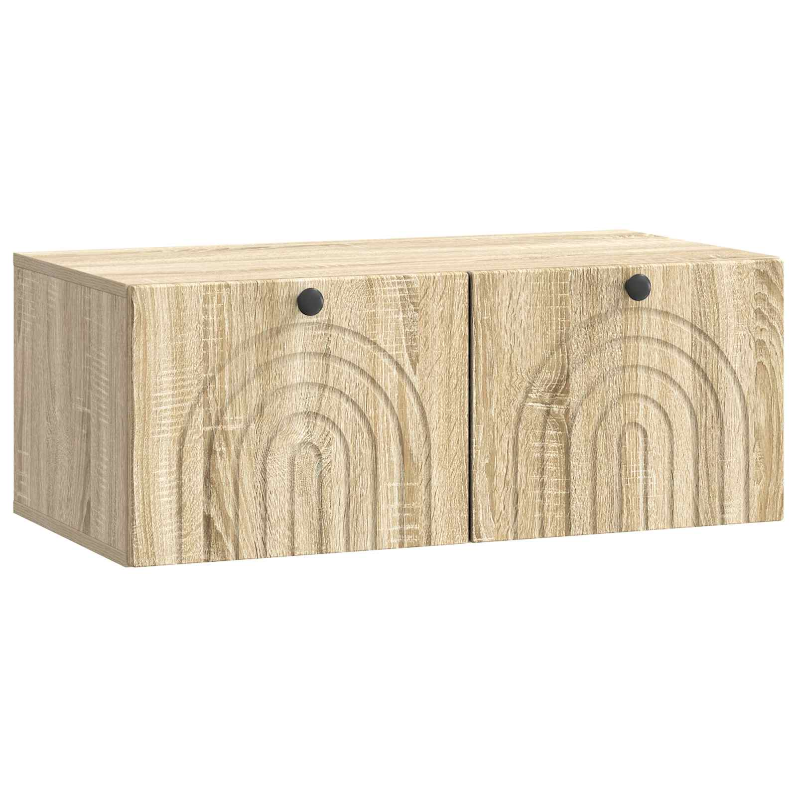 Wandmontierter TV-Schrank Sonoma-Eiche 78,5 x 41 x 30 cm