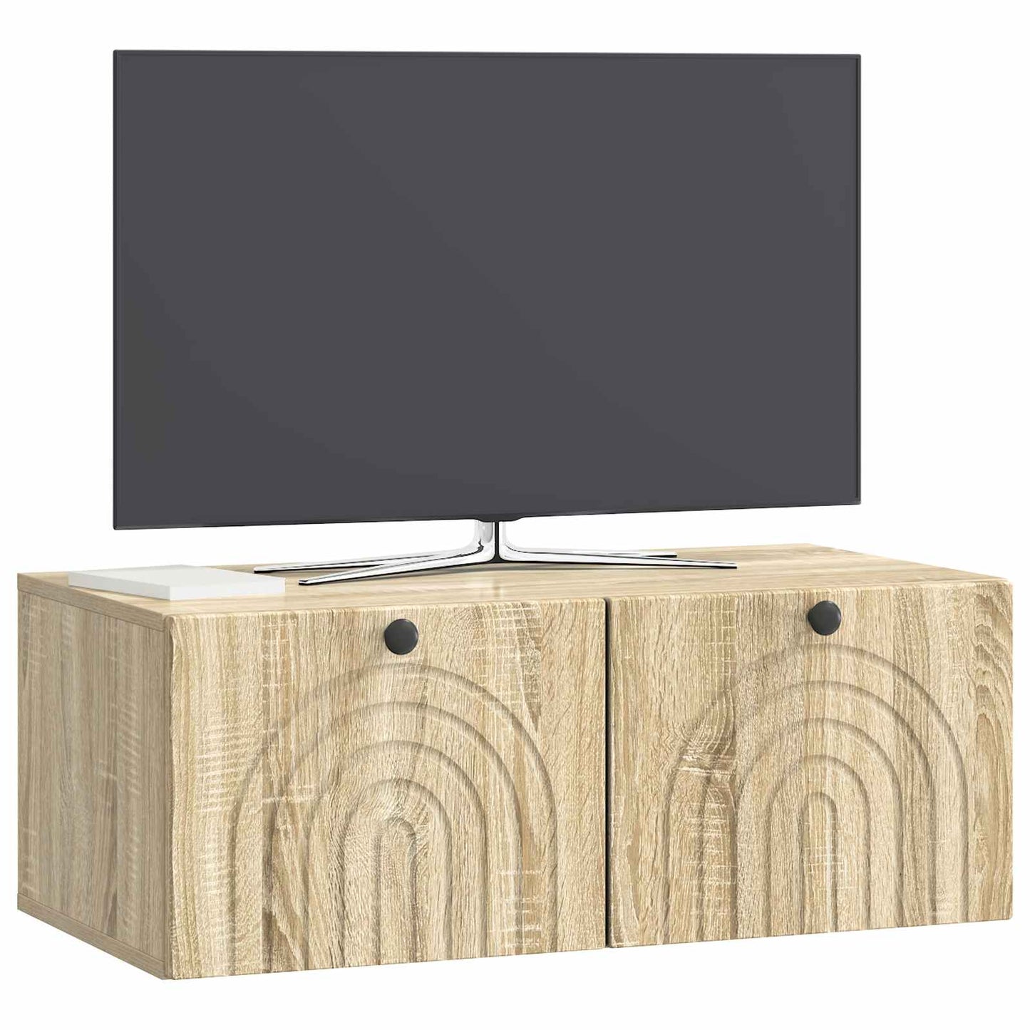 Wandmontierter TV-Schrank Sonoma-Eiche 78,5 x 41 x 30 cm