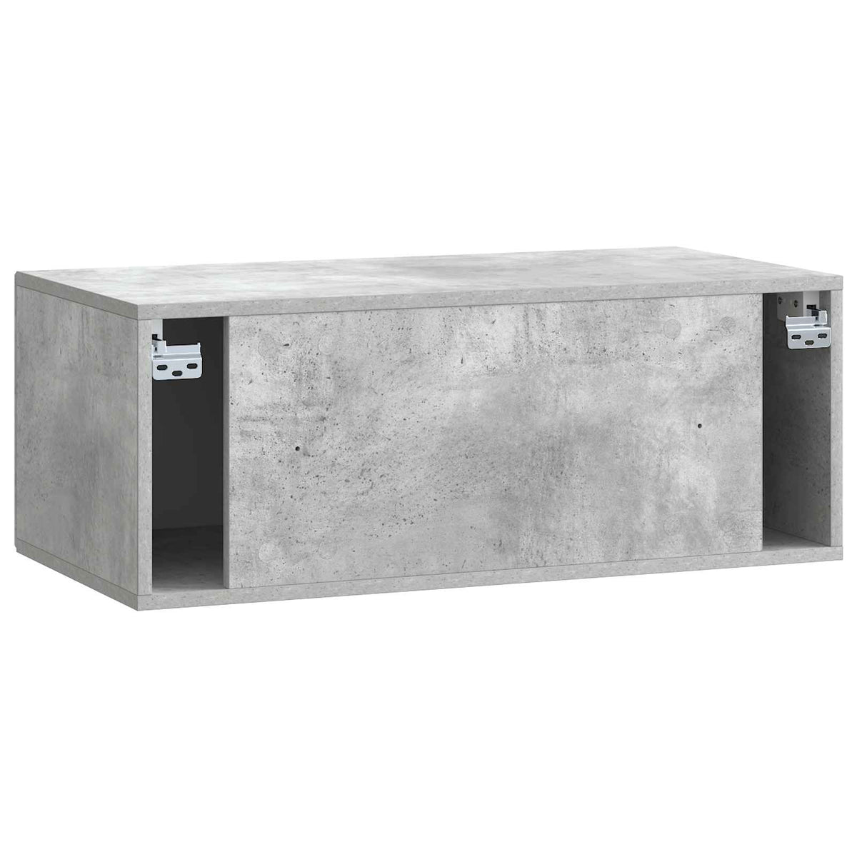 Wandmontierter TV-Schrank Betongrau 78,5 x 41 x 30 cm
