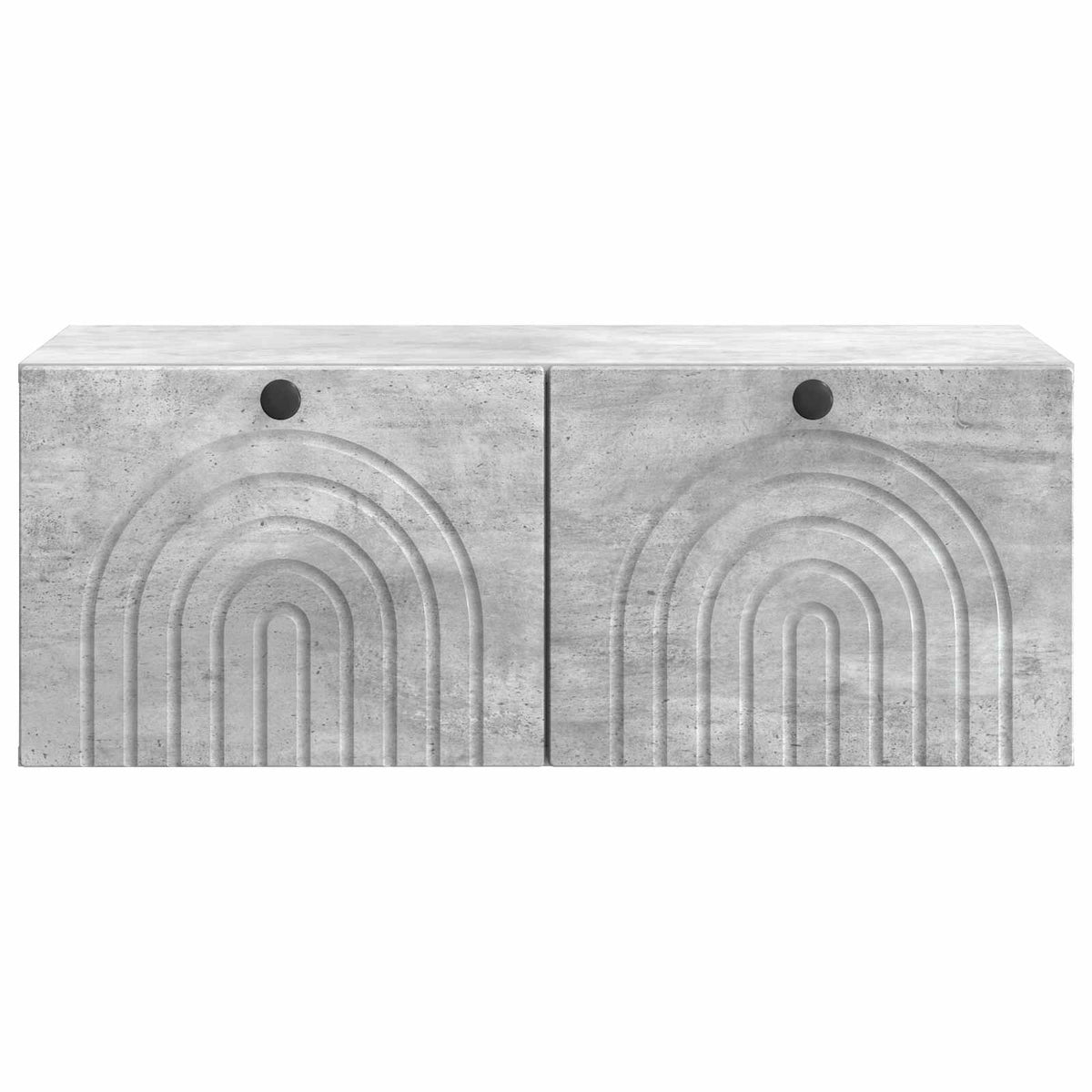 Wandmontierter TV-Schrank Betongrau 78,5 x 41 x 30 cm