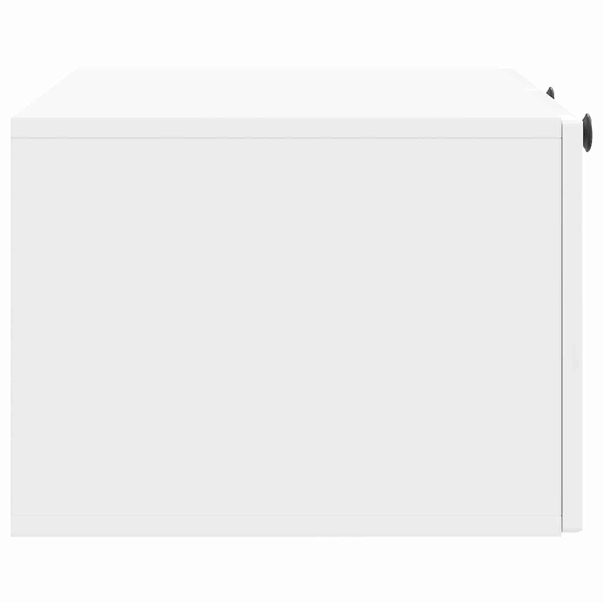 Wandmontierter TV-Schrank Hochglanz Weiß 78,5 x 41 x 30 cm