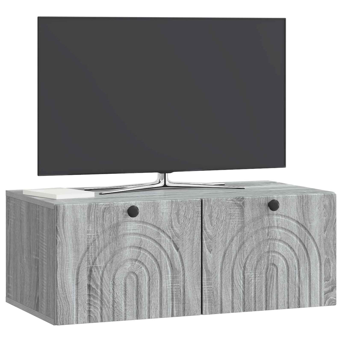 Wandmontierter TV-Schrank Graues Sonoma 78,5 x 41 x 30 cm