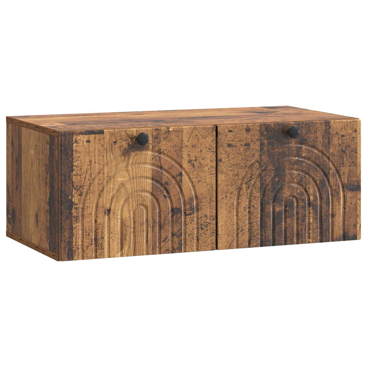 Wandmontierter TV-Schrank Altholz 78,5 x 41 x 30 cm
